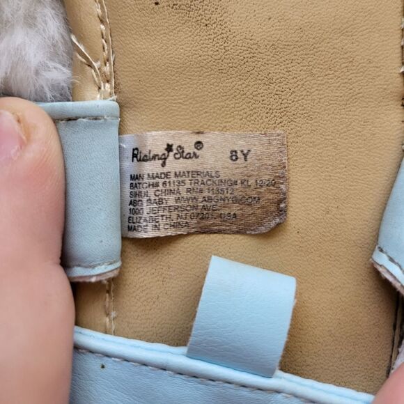 Toddler girl rising star blue sandals - Picture 6 of 8